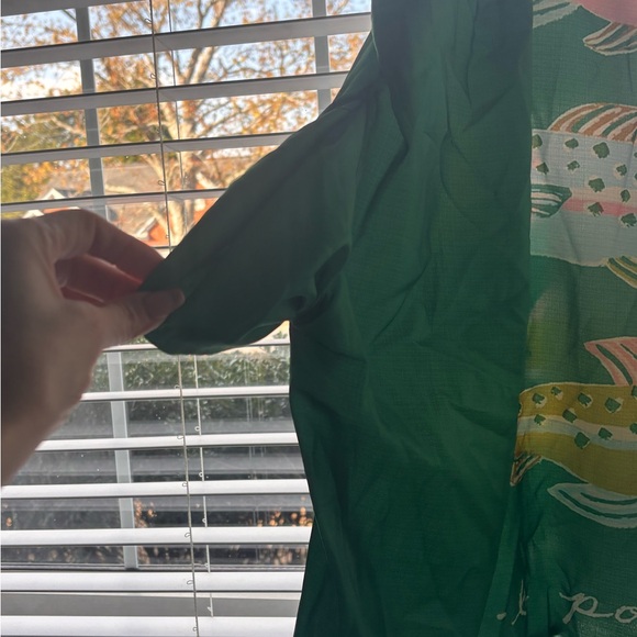 Vibrant Fish Print Mini Dress - Picture 5 of 5